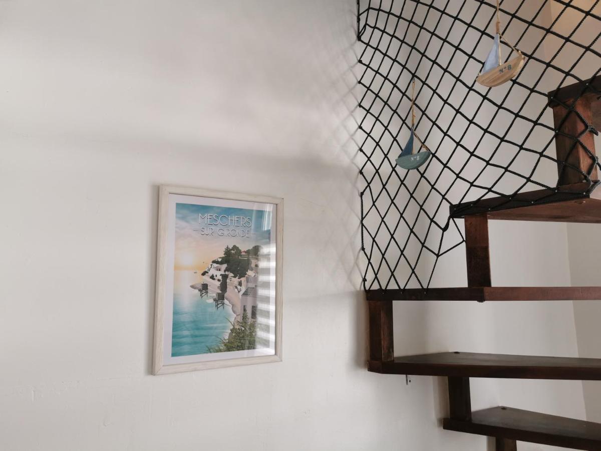 Charmant Appartement Dans Centre Meschers/Gironde Exteriér fotografie